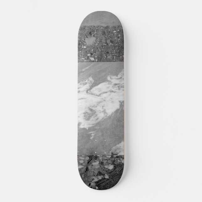 Marble Stripe Glam #1 #marble #texture #decor #art Skateboard (Vorderseite)