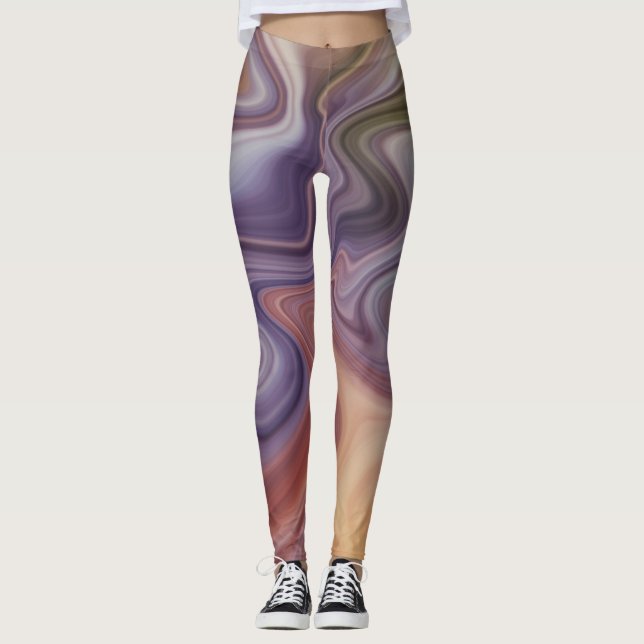 Marble Style Flow Leggings (Vorderseite)