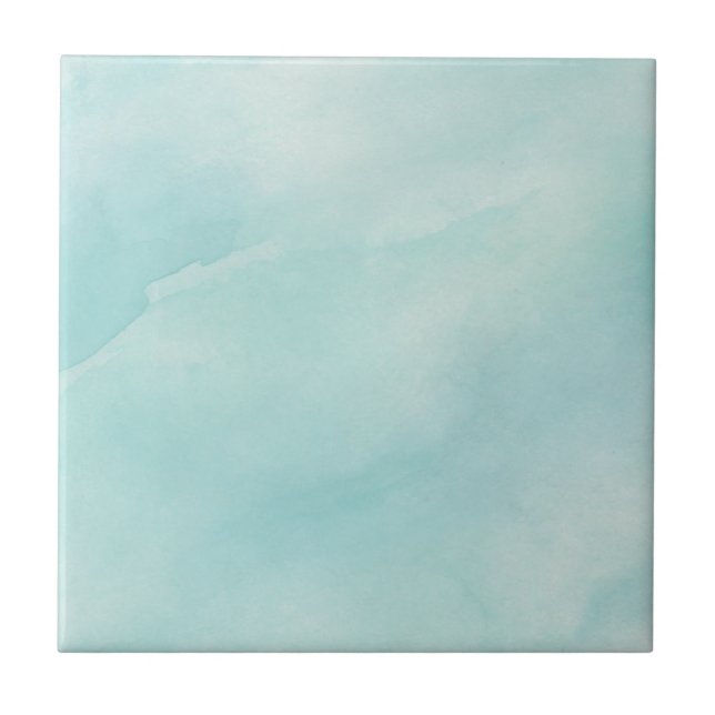 Marble Teal Blue Fliese (Vorderseite)