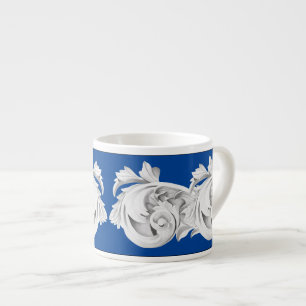 Marble Tendrils auf einer Espresso-Tasse Espressotasse