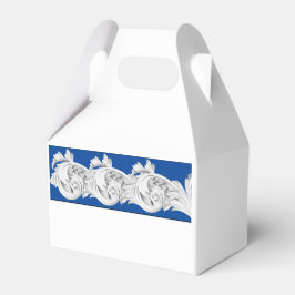 Marble Tendrils auf einer Gable Favor Box Geschenkschachtel