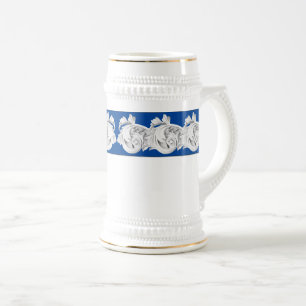 Marble Tendrils on a Stein Bierglas