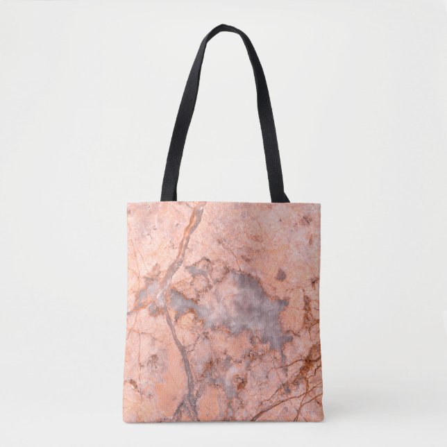 Marble texture white pattern tasche (Vorderseite)