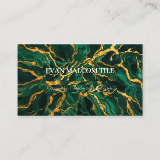 Marble Tile Business Card Visitenkarte