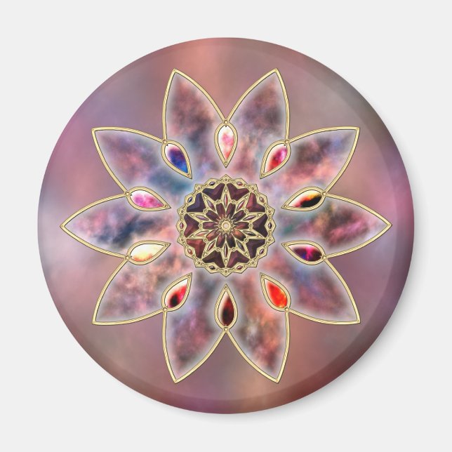 Marbled Galaxies Magnet (Vorne)