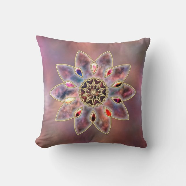 Marbled Galaxies Pillow Kissen (Vorderseite)