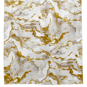 Marbled Mable Elegante Chic Dusche Duschvorhang