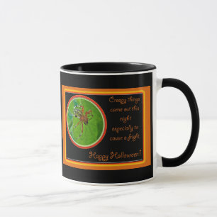 Marbled Orb Weaver Spider Happy Halloween Items Tasse