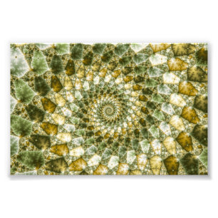 Marbled Shards - Mandelbrot Art Fotodruck