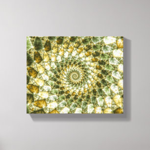 Marbled Shards - Mandelbrot Art Leinwanddruck