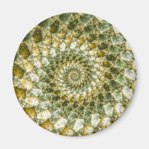 Marbled Shards - Mandelbrot Art Magnet