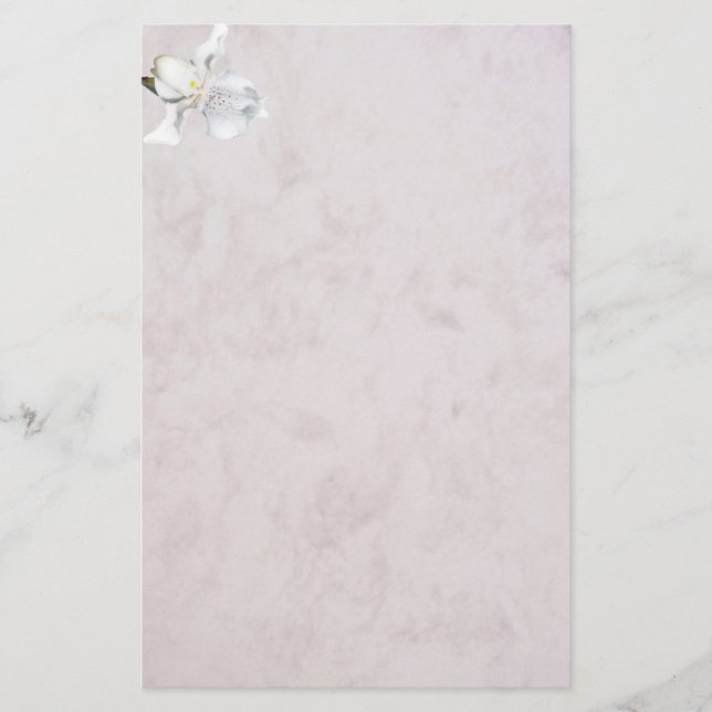 marbled stationery orchid briefpapier (Vorderseite)