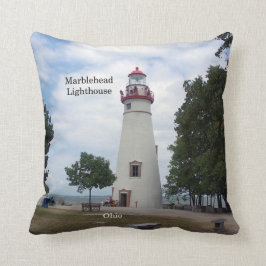 Marblehead Leuchtturm-Quadratkissen Kissen