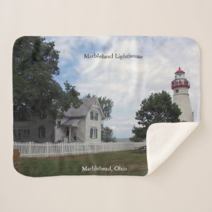 Marblehead Lighthouse breite Sherpa Decke Sherpadecke