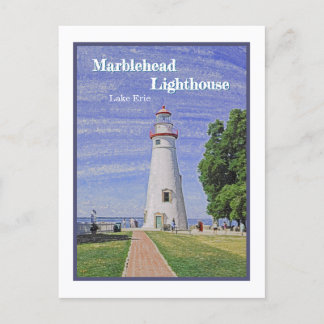 Marblehead Lighthouse/Lake Erie Postkarte