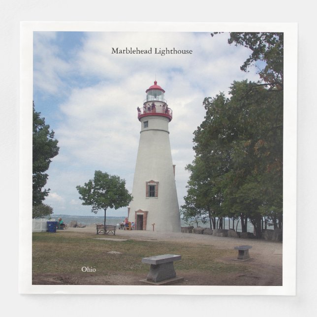 Marblehead Lighthouse Paper Napkins Serviette (Vorderseite)