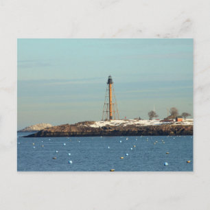 Marblehead Lighthouse von Waterfront Postkarte