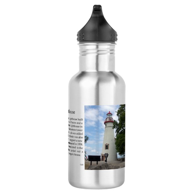 Marblehead Lighthouse Wasserflasche (Rechts)