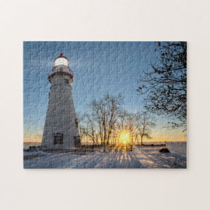 Marblehead Lighthouse Winter Sunrise