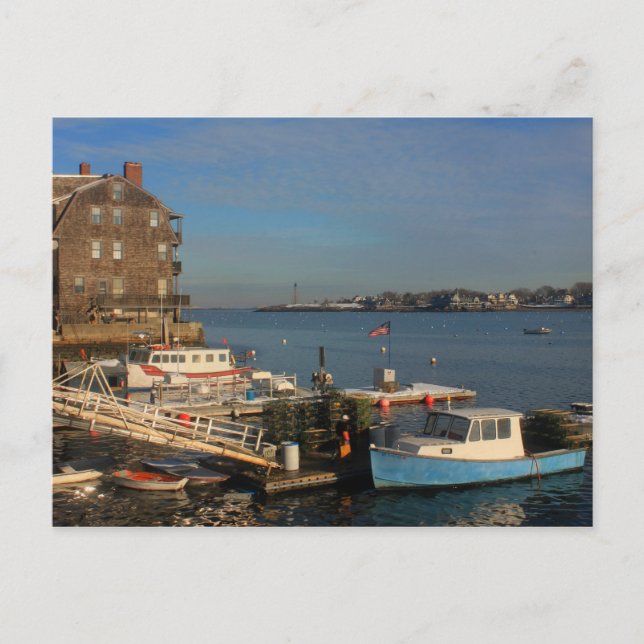 Marblehead MA Postkarte (Vorderseite)