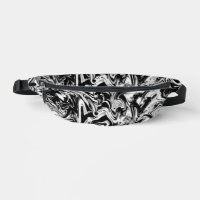 Marbleied Black and White Modern Abstrakt Artwork