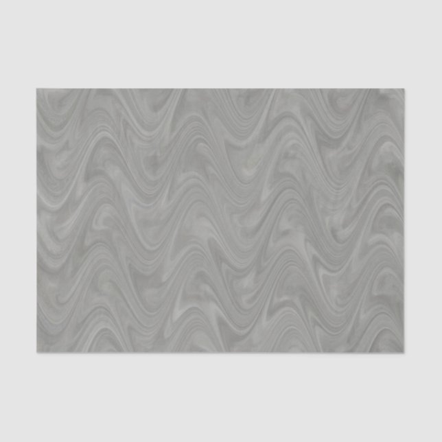 Marbling Grey Green Pattern Seidenpapier (Vorderseite)