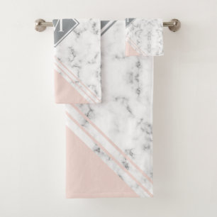 Marbre gris rose pâle moderne