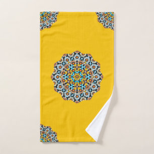 Marbre jaune et turquise Mosaïque marocaine