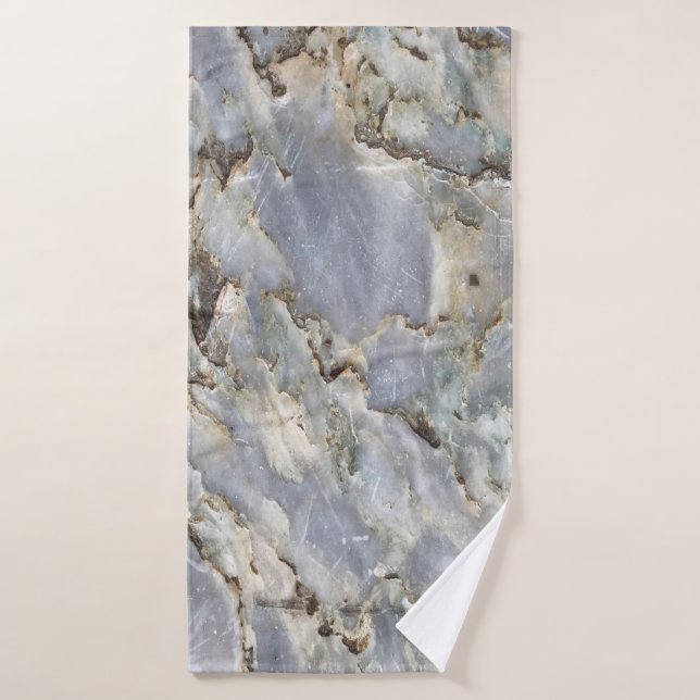 marbre naturel abstrait motif arrière-plan abstrai (Serviette de bain)