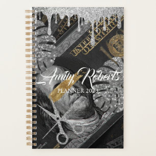 Marbre Noir Dollar Argent Sparkling Salon Planific