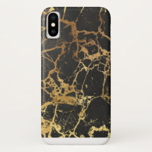 Marbre noir et or iPhone / coque ipad