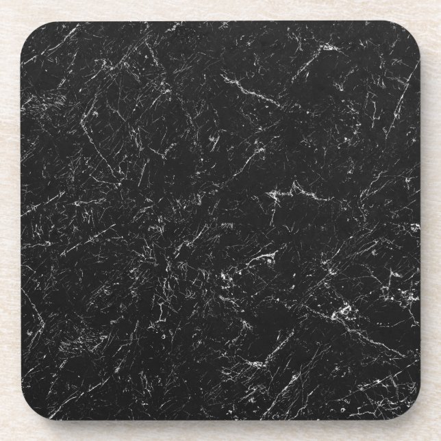 Marbre noir Plastique avec dessous de verre de liè (Devant)
