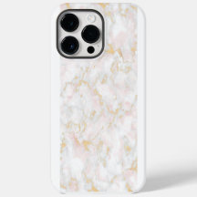 marbre or blanc rose coque iphone