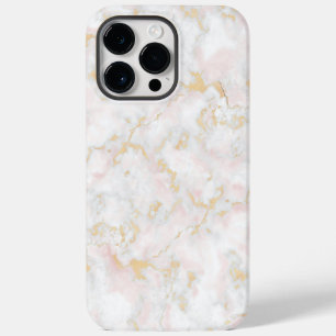 marbre or blanc rose coque iphone