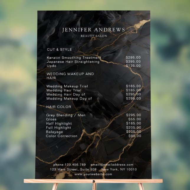 Marbre, Or Noir, Salon (Neutre)