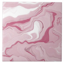 Marbre rose Faux Carreaux de céramique texturés