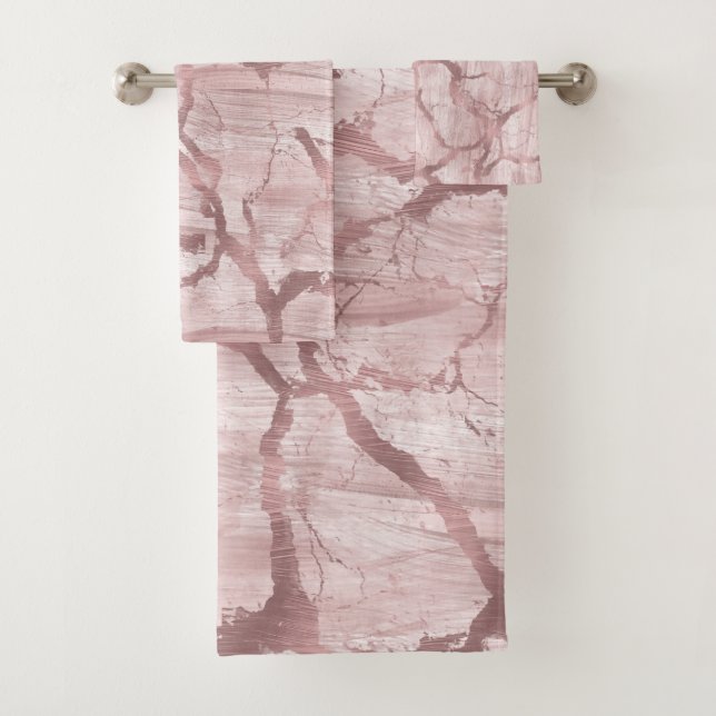 Marbre Rose Pink Glam Abstrait Chic Moderne (En situation)