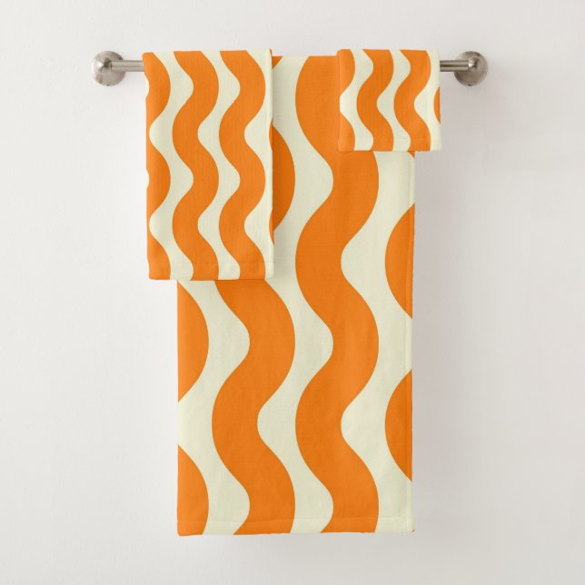 Marbre rose Super Wavy Stripe Printemps moderne (En situation)