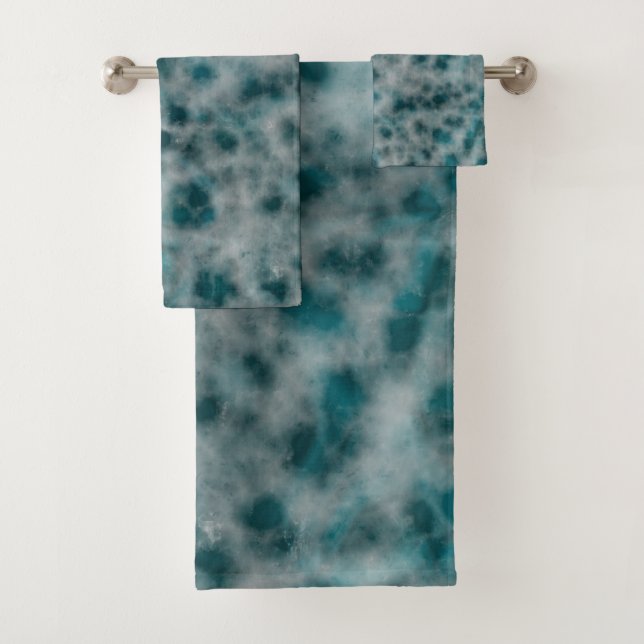 Marbre turquoise abstrait (En situation)