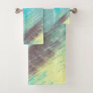 Marbre turquoise, vert et mauve Abstrait