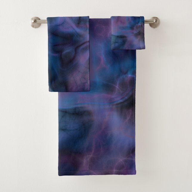 marbre violet et bleu abstrait (En situation)