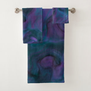 marbre violet et turquoise abstrait
