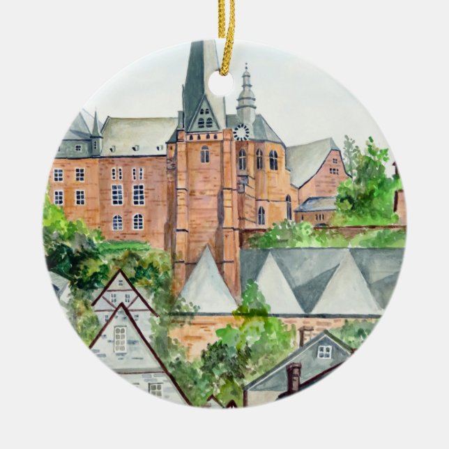 Marburg Altstadt Germany Keramik Ornament (Vorne)
