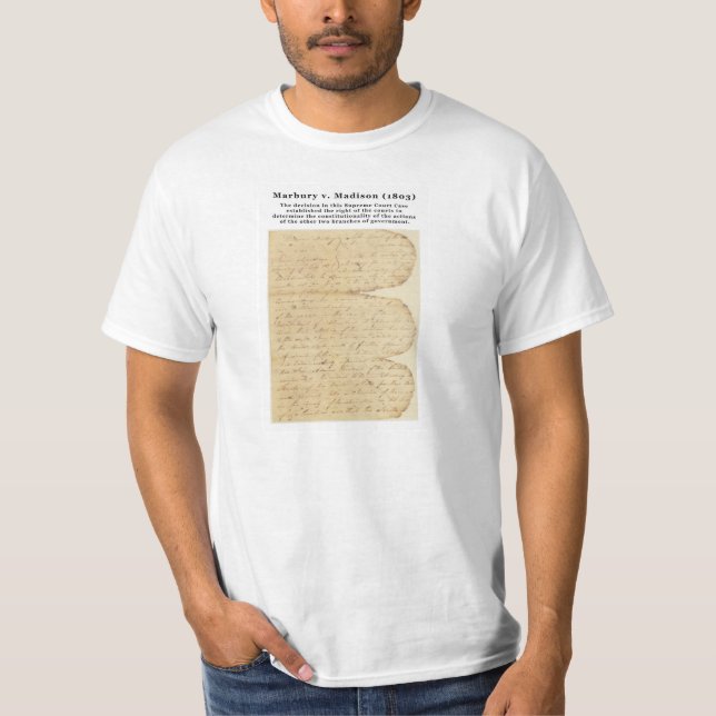 Marbury gegen Madison, 5 U.S. 137 (1803) T-Shirt (Vorderseite)