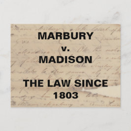 Marbury Madison Karos and Balances Resistance Postkarte