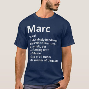 MARC Definition Personalisierter Name Lustiger Geb T-Shirt