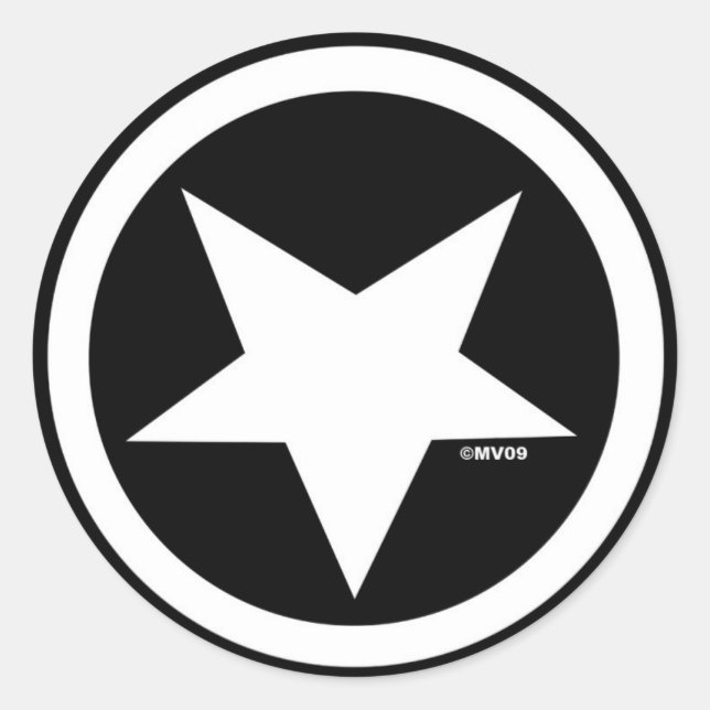 Marc Vachon BLACKSTAR Aufkleber (Vorderseite)