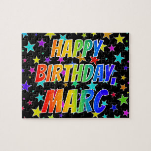 "MARC" Vorname, Spaß "HAPPY BIRTHDAY"