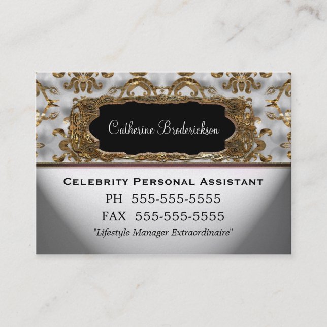 Marcee persönlicher Assistent beruflich Visitenkarte (Vorderseite)