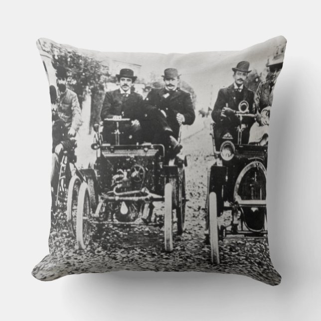 Marcel (d.1903) und Louis (1877-1944) Renault driv Kissen (Vorderseite)